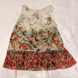 RED VALENTINO floral top, S